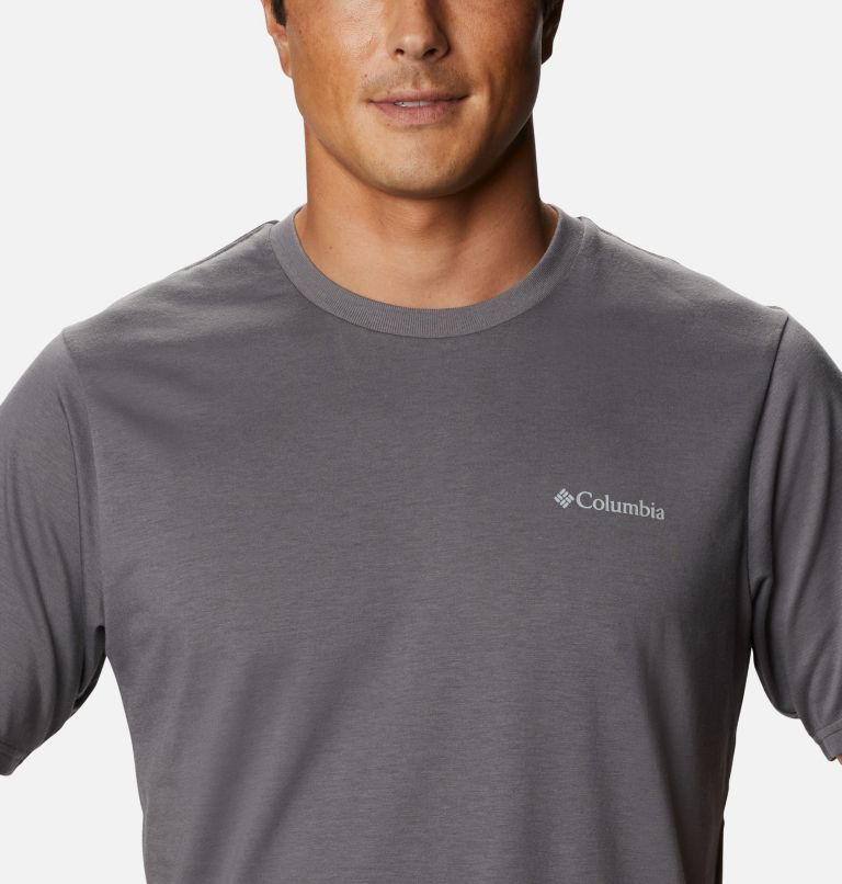 Men's Sun Trek Short Sleeve T-Shirt, Color: City Grey, image 4