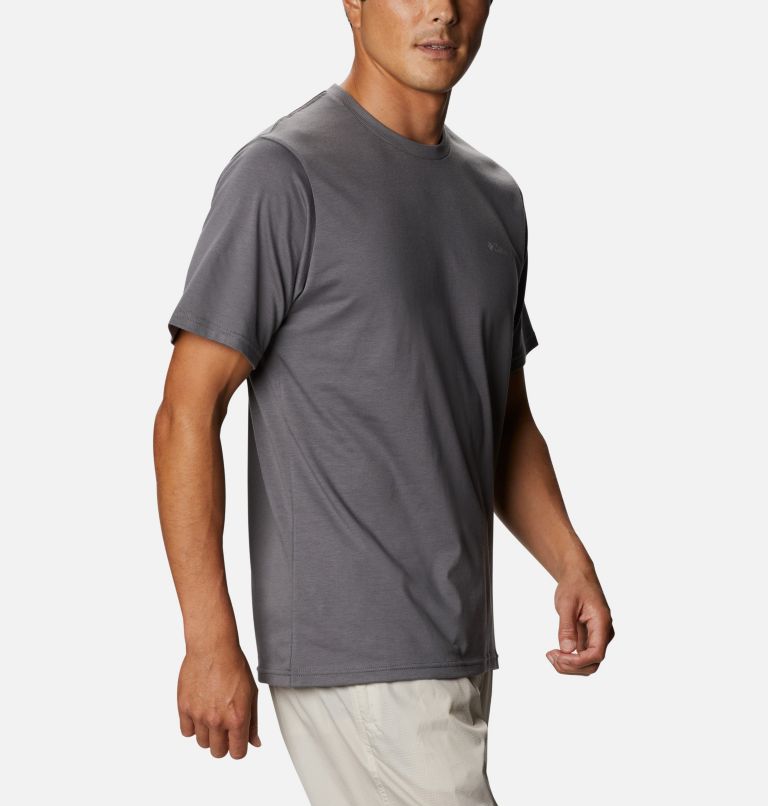 Men's Sun Trek Short Sleeve T-Shirt, Color: City Grey, image 5
