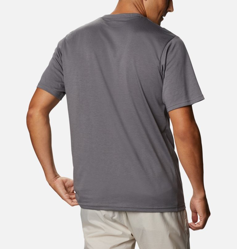 Men's Sun Trek Short Sleeve T-Shirt, Color: City Grey, image 2