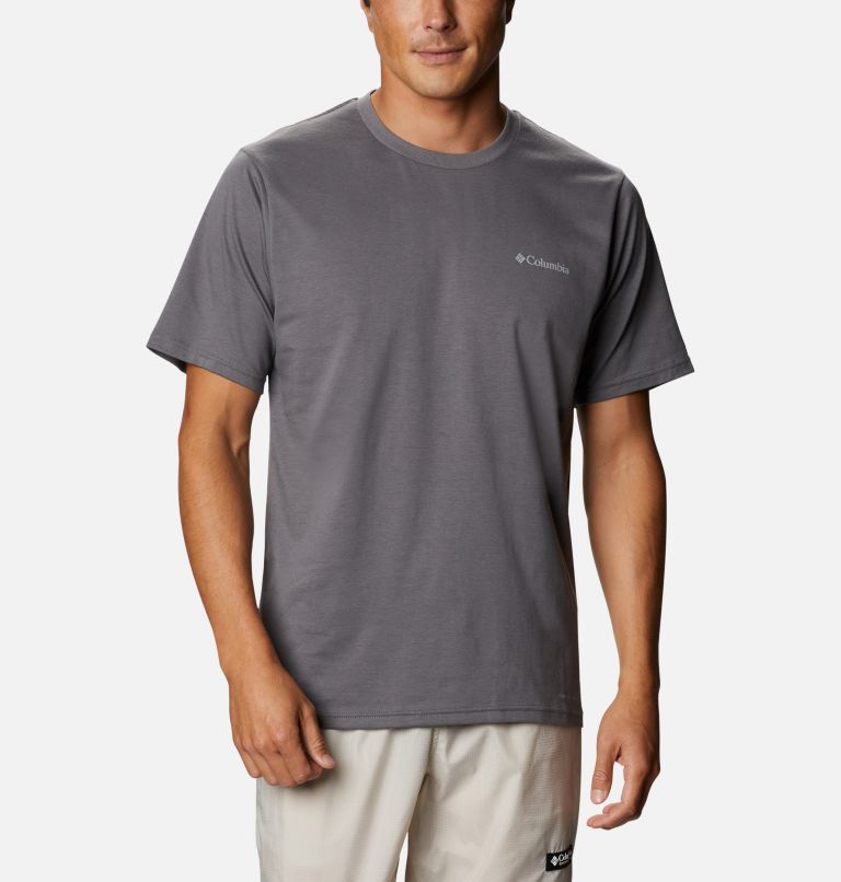 Men's Sun Trek Short Sleeve T-Shirt, Color: City Grey, image 1