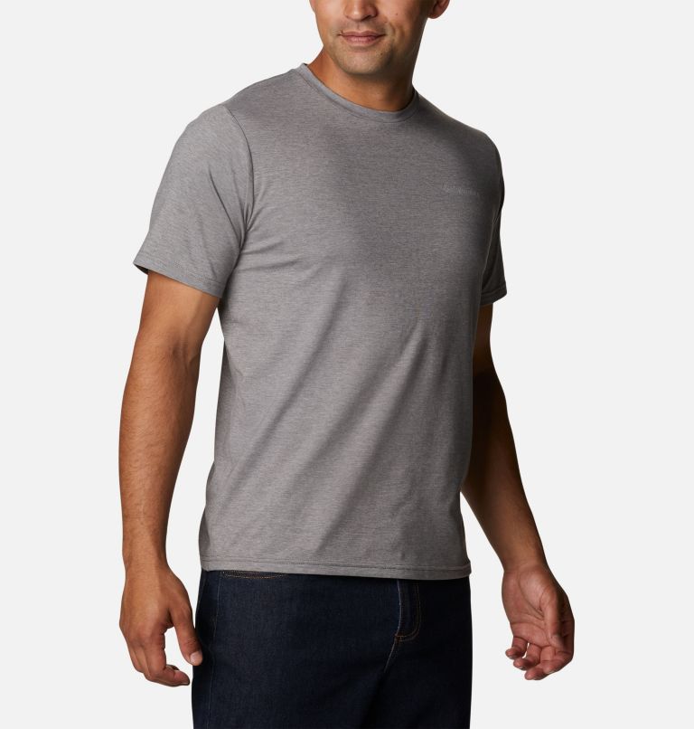 Men's Sun Trek Short Sleeve T-Shirt, Color: City Grey Heather, image 5