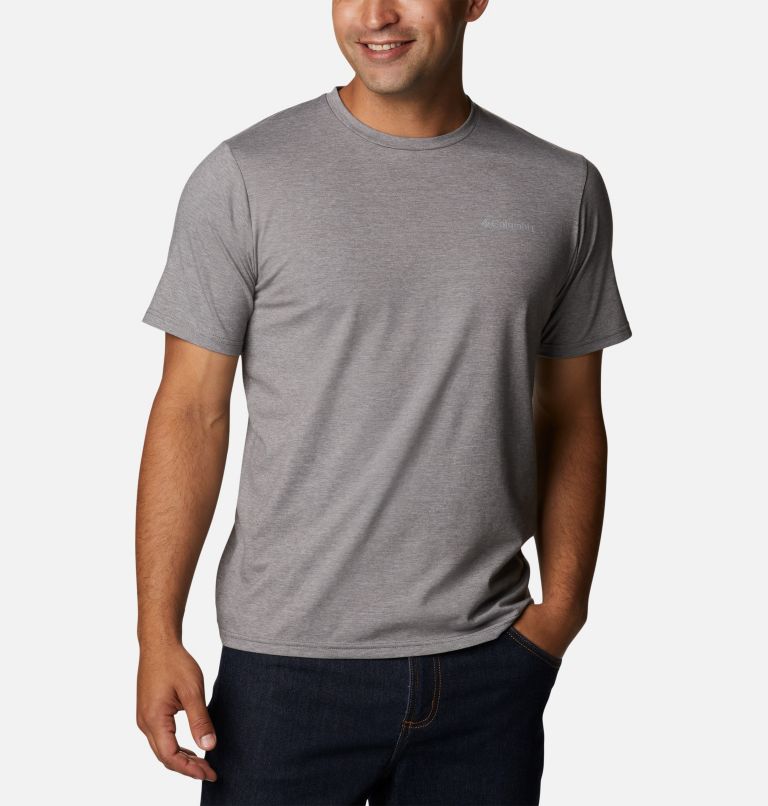 Men's Sun Trek Short Sleeve T-Shirt, Color: City Grey Heather, image 1