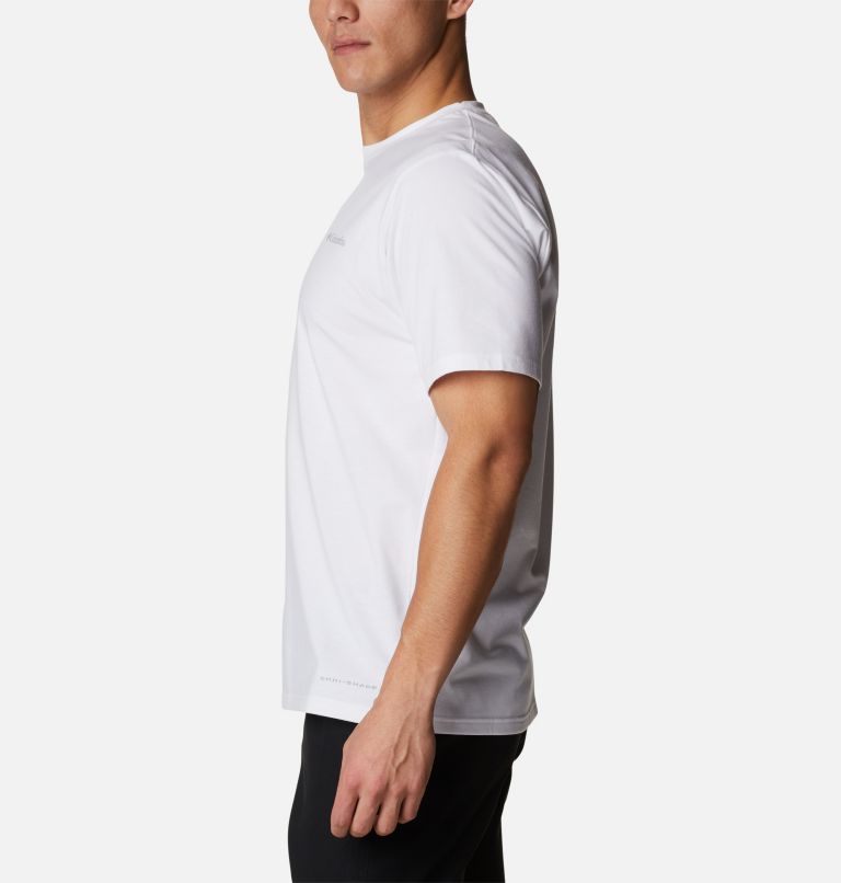 Men's Sun Trek Short Sleeve T-Shirt, Color: White, image 3
