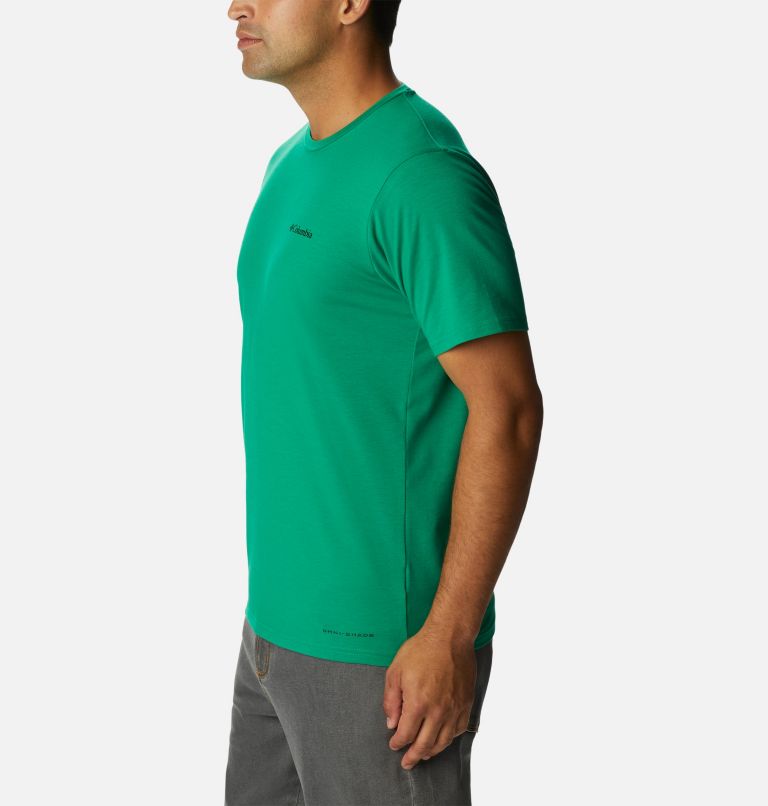Men's Sun Trek Short Sleeve T-Shirt, Color: Bamboo Forest, image 3