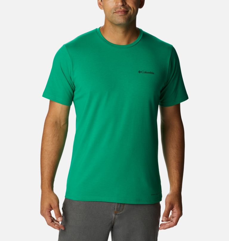 Thumbnail: Men's Sun Trek Short Sleeve T-Shirt, Color: Bamboo Forest, image 1