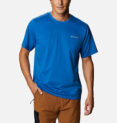 Columbia Men's Navy Blue Print T-Shirt  New  FREE SHIPPING 