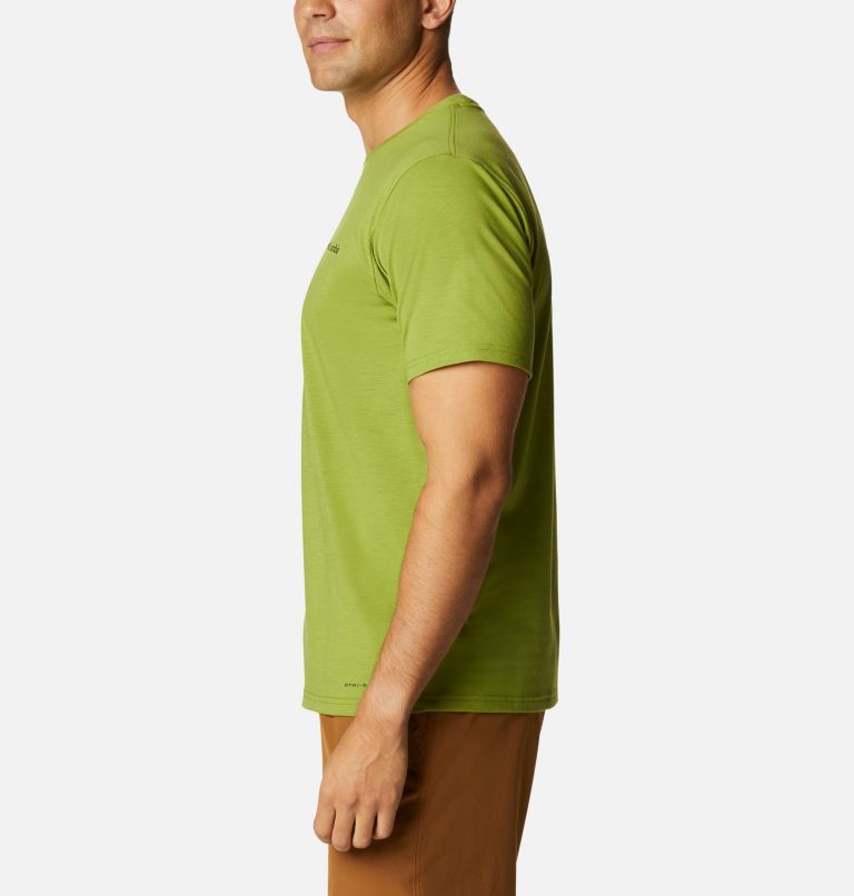 Men's Sun Trek Technical T-Shirt, Color: Matcha, image 3