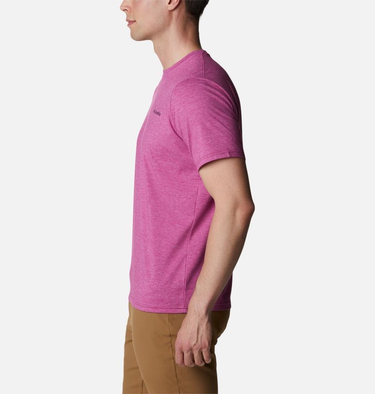 Men's Sun Trek Short Sleeve Tee | 662 | S, Color: Red Onion Heather, image 3
