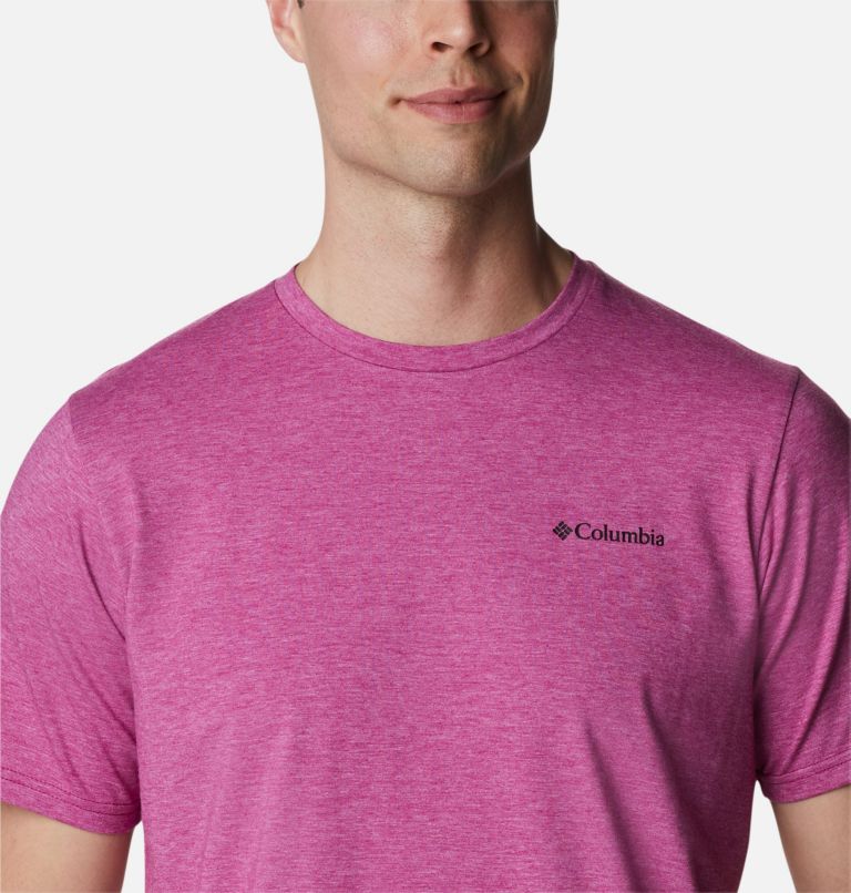 Men's Sun Trek Short Sleeve Tee | 662 | S, Color: Red Onion Heather, image 4