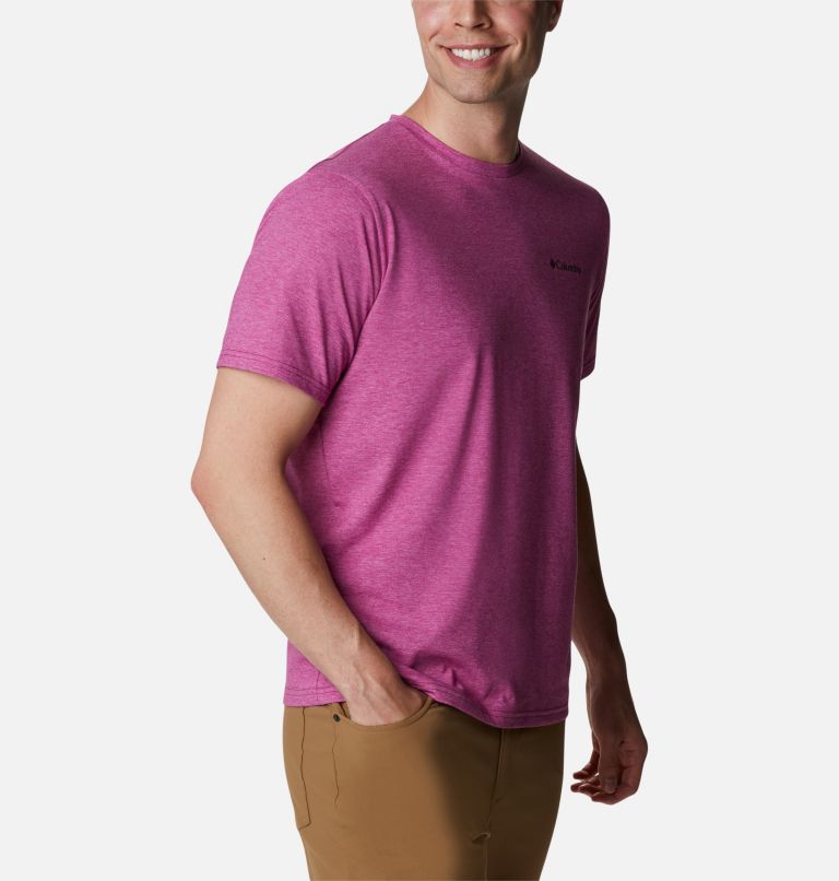 Men's Sun Trek Short Sleeve Tee | 662 | S, Color: Red Onion Heather, image 5