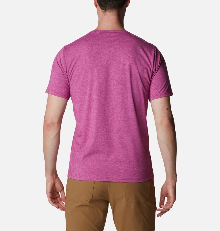 Men's Sun Trek Short Sleeve Tee | 662 | S, Color: Red Onion Heather, image 2