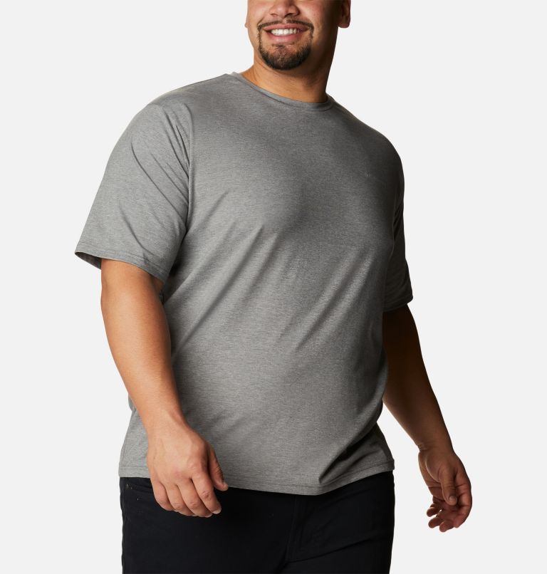 Men's Sun Trek Short Sleeve T-Shirt - Big, Color: City Grey Heather
