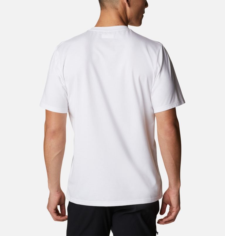 Thumbnail: Men's Sun Trek Short Sleeve T-Shirt - Tall, Color: White, image 2