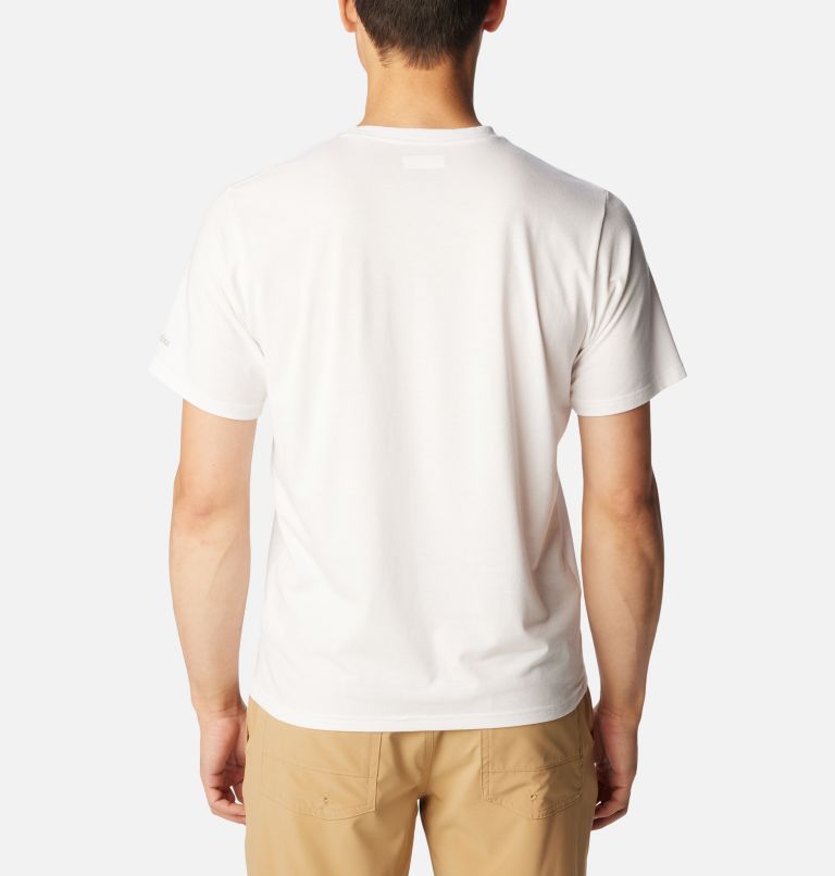 Thumbnail: T-shirt imprimé à manches courtes Sun Trek pour homme, Color: White, Epicamp Mini, image 2