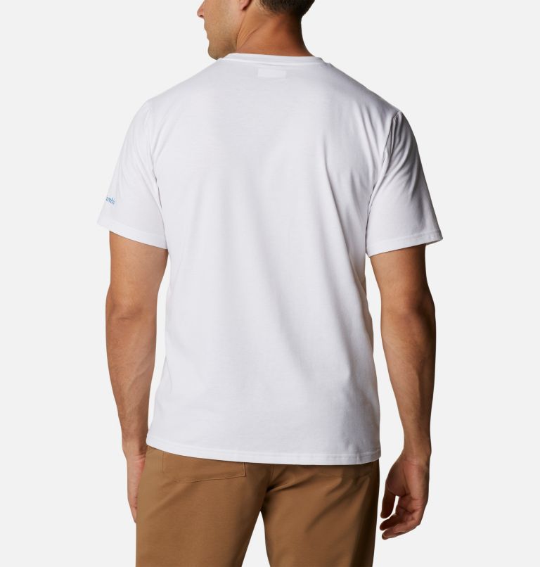 Camiseta técnica Sun Trek para hombre, Color: White, All For Outdoors Graphic, image 2