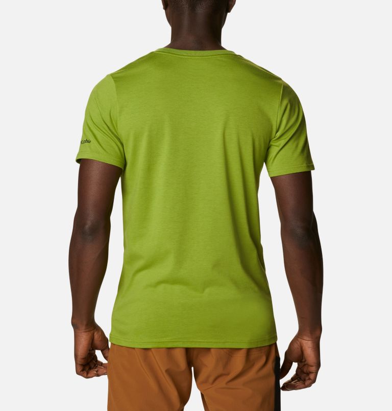 Camiseta técnica Sun Trek para hombre, Color: Matcha Floral Fill, image 2