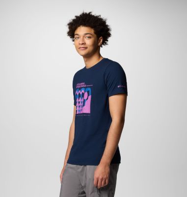 Sun Trek technisches T-Shirt für Männer, Color: Collegiate Navy, Explore Outdoors, image 3