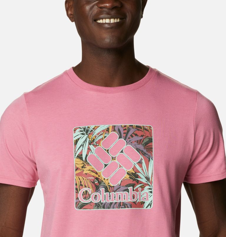 Camiseta técnica Sun Trek para hombre, Color: Rosette Floral Fill, image 4
