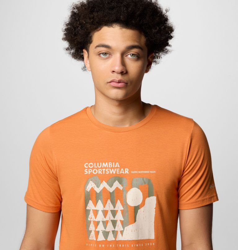Men's Sun Trek Technical T-Shirt, Color: Tuscan Hthr, Explore Outdoors, image 4