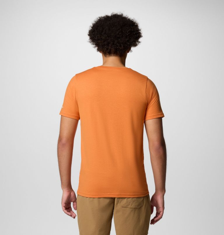 Men's Sun Trek Technical T-Shirt, Color: Tuscan Hthr, Explore Outdoors, image 2