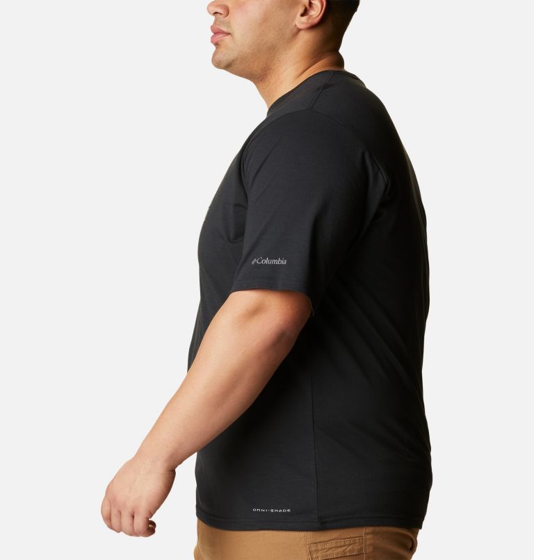 T-shirt imprimé à manches courtes Sun Trek Homme - Tailles fortes, Color: Black, All For Outdoors Graphic, image 3