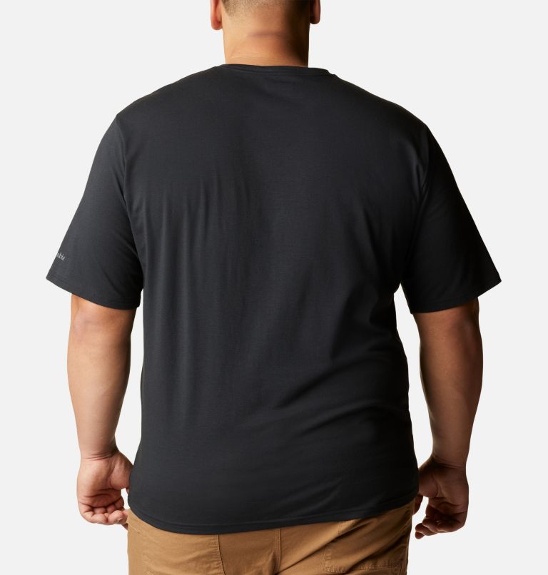 T-shirt imprimé à manches courtes Sun Trek Homme - Tailles fortes, Color: Black, All For Outdoors Graphic, image 2