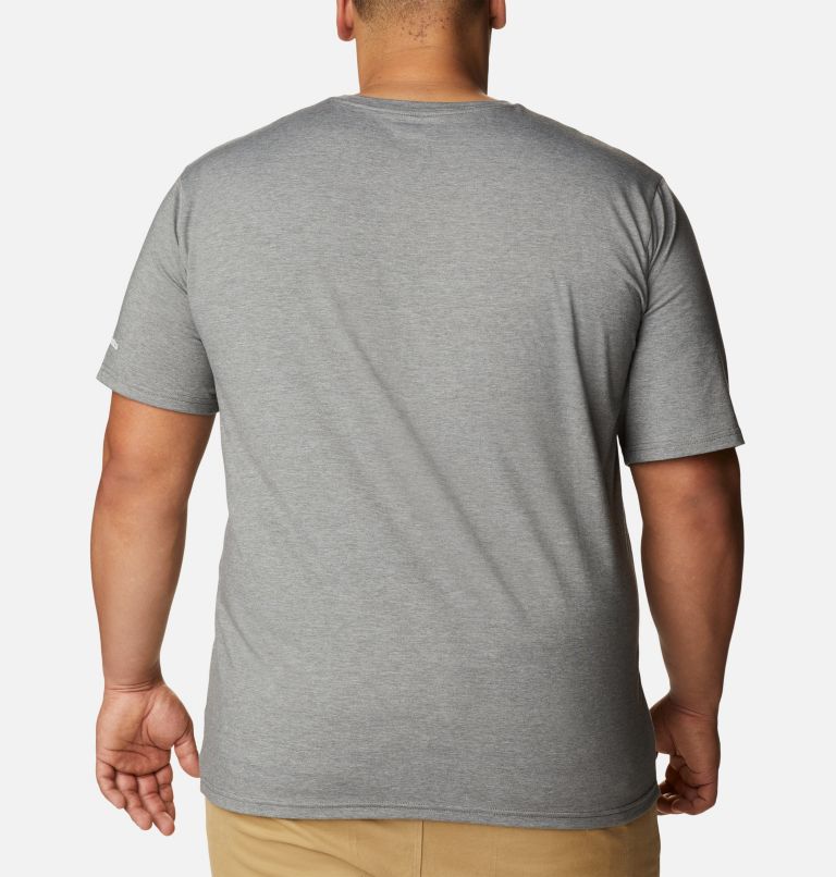 Men's Sun Trek Short Sleeve Graphic T-Shirt - Big, Color: City Grey Heather, H2O Fanatic Graphic