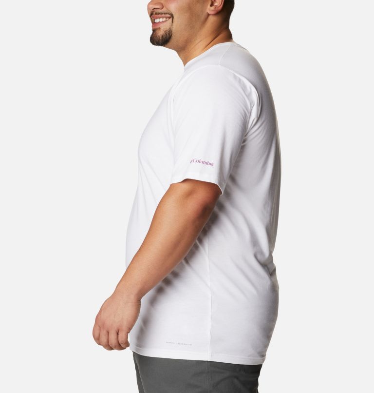 Men's Sun Trek Pride Graphic T-Shirt - Big, Color: White, Columbia Pride Graphic