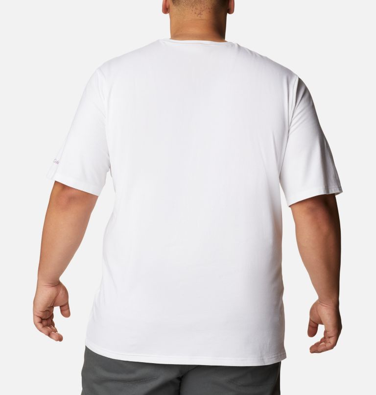 Men's Sun Trek Pride Graphic T-Shirt - Big, Color: White, Columbia Pride Graphic, image 2