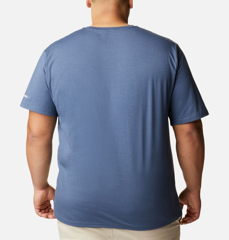 T-shirt imprimé à manches courtes Sun Trek Homme - Tailles fortes, Color: Dark Mountain, Tropical Graphic, image 2