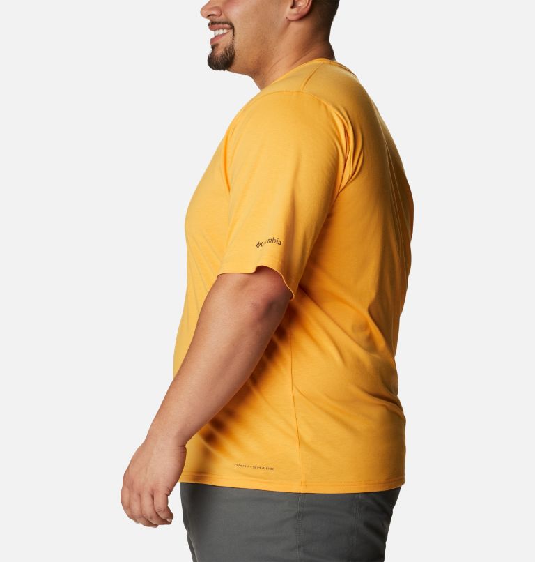 Men's Sun Trek Short Sleeve Graphic T-Shirt - Big, Color: Mango, All For Outdoors Graphic, image 3