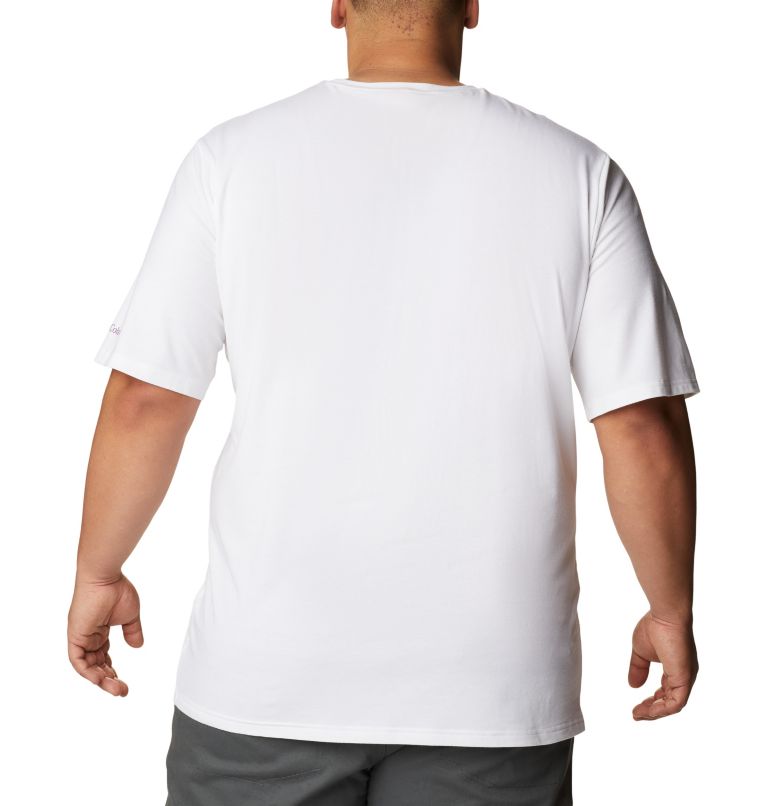 Men's Sun Trek Pride Graphic T-Shirt - Tall, Color: White, Columbia Pride Graphic, image 2