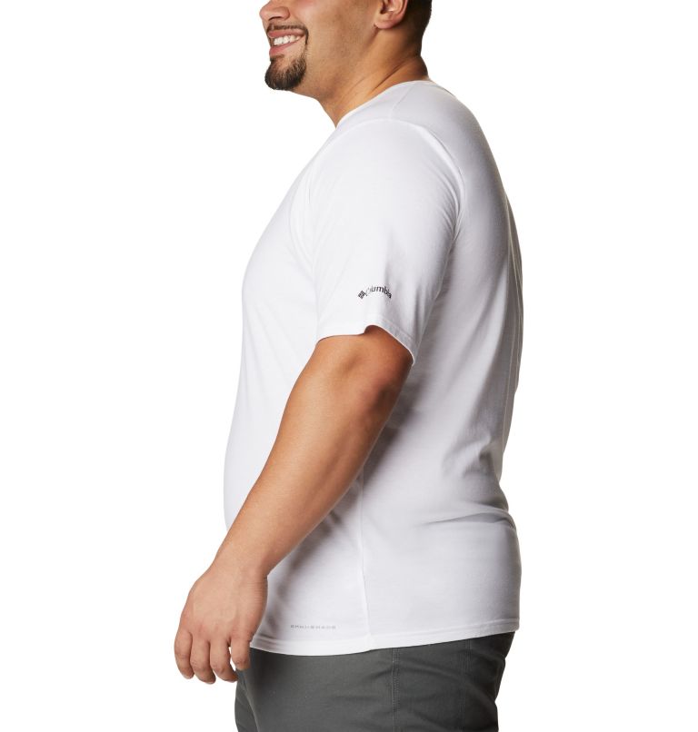Thumbnail: Men's Sun Trek Pride Graphic T-Shirt - Tall, Color: White, All For Outdoor Pride Graphic, image 3