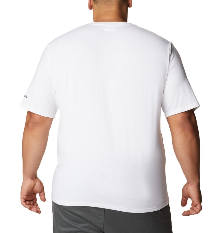 Thumbnail: Men's Sun Trek Pride Graphic T-Shirt - Tall, Color: White, All For Outdoor Pride Graphic, image 2