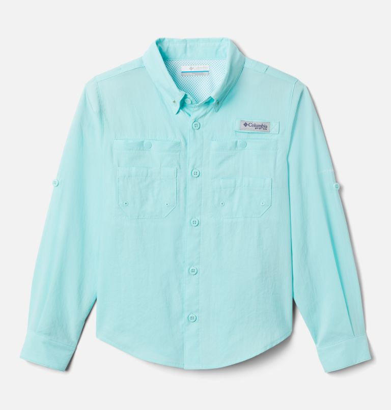 Thumbnail: Boys' PFG Tamiami Long Sleeve Shirt, Color: Gulf Stream, image 1
