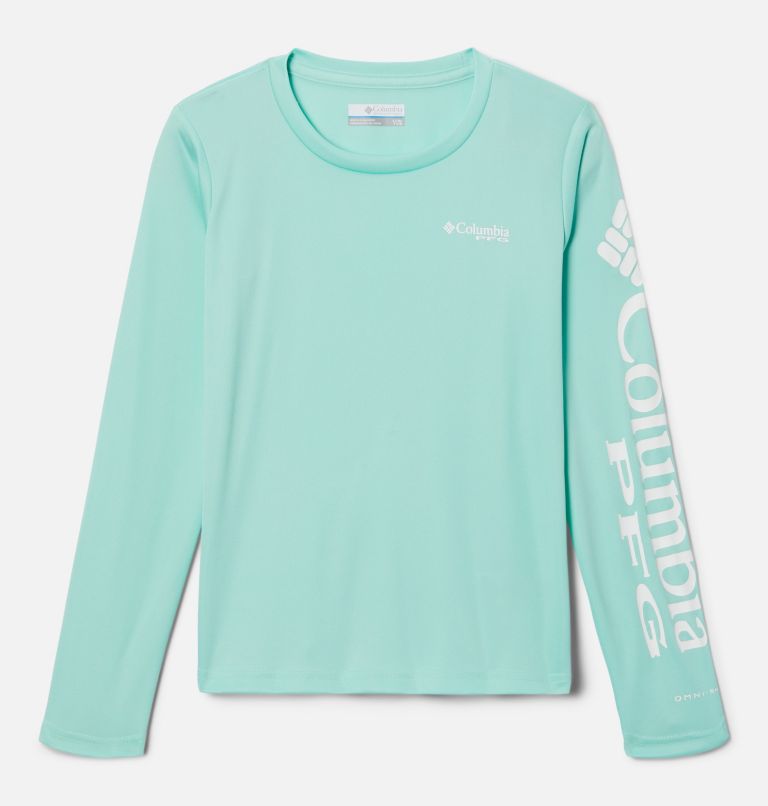 Columbia Girls PFG Tidal Long Sleeve T-Shirt - XL - Green