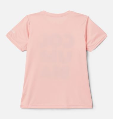Girls' Petit Pond&trade; Graphic T-Shirt Petit Pond&trade;Graphic SS Tee | 671 | M, Pink Sand Stacked Floral, back