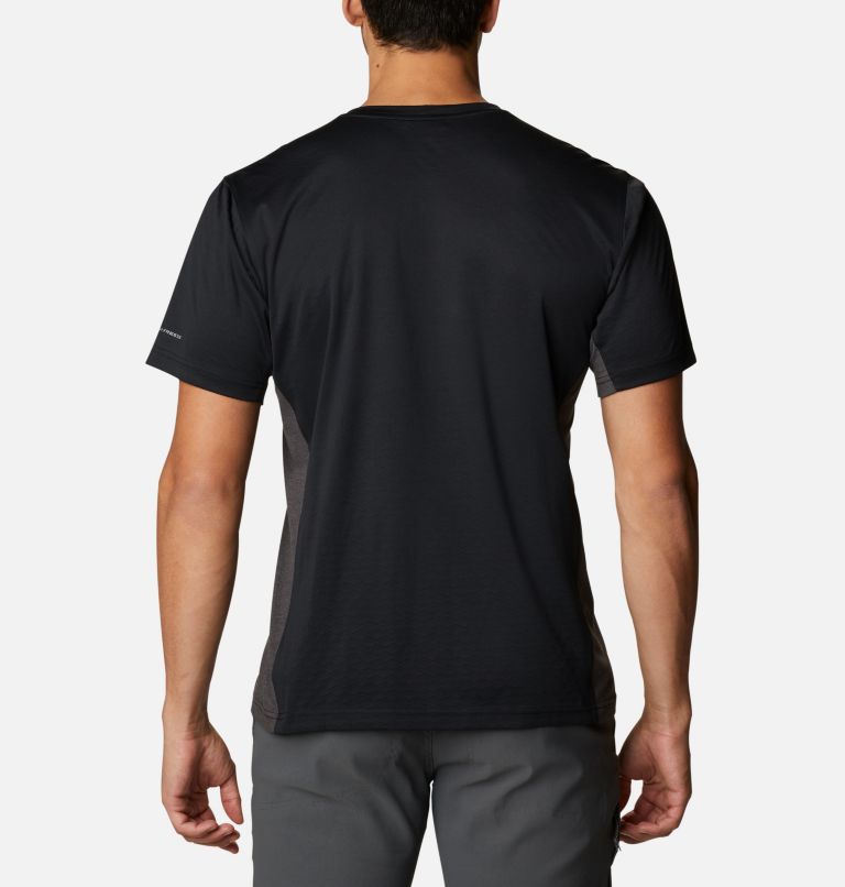 Thumbnail: Men's Zero Ice Cirro-Cool Short Sleeve Shirt, Color: Black, Black Heather, image 2