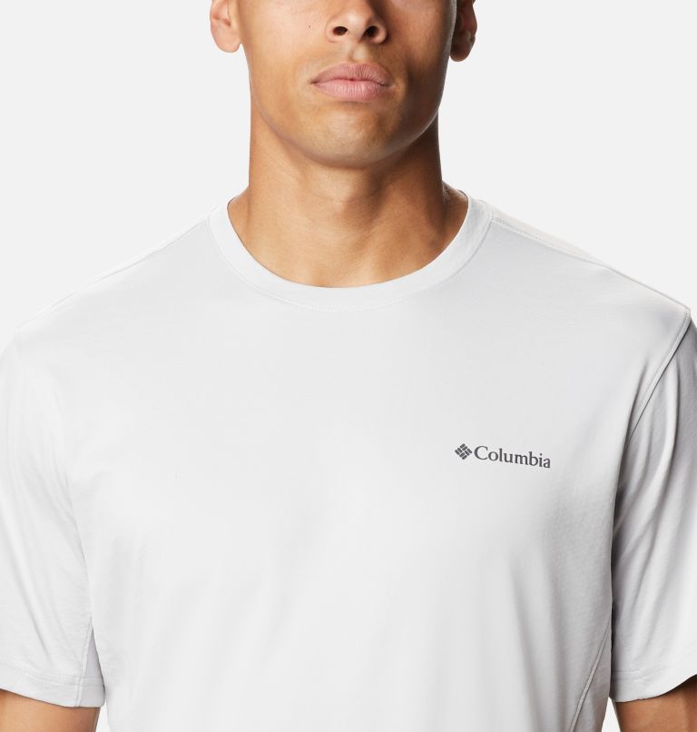 Men's Zero Ice Cirro-Cool Short Sleeve Shirt, Color: Nimbus Grey, Nimbus Grey Heather, image 4
