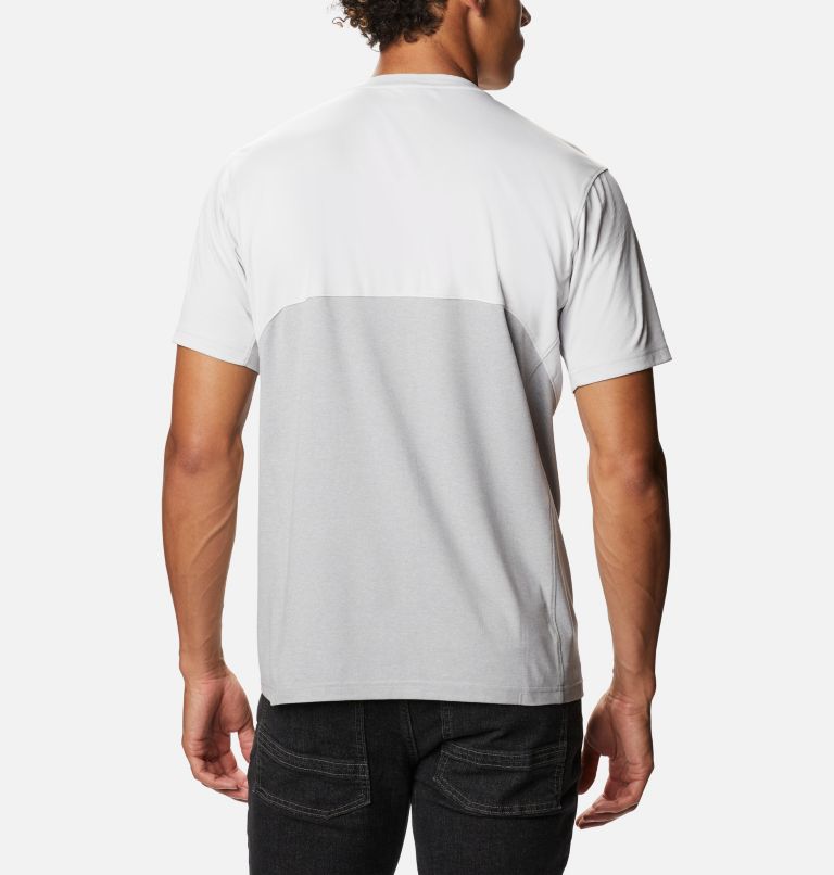 Men's Zero Ice Cirro-Cool Short Sleeve Shirt, Color: Nimbus Grey, Nimbus Grey Heather, image 2
