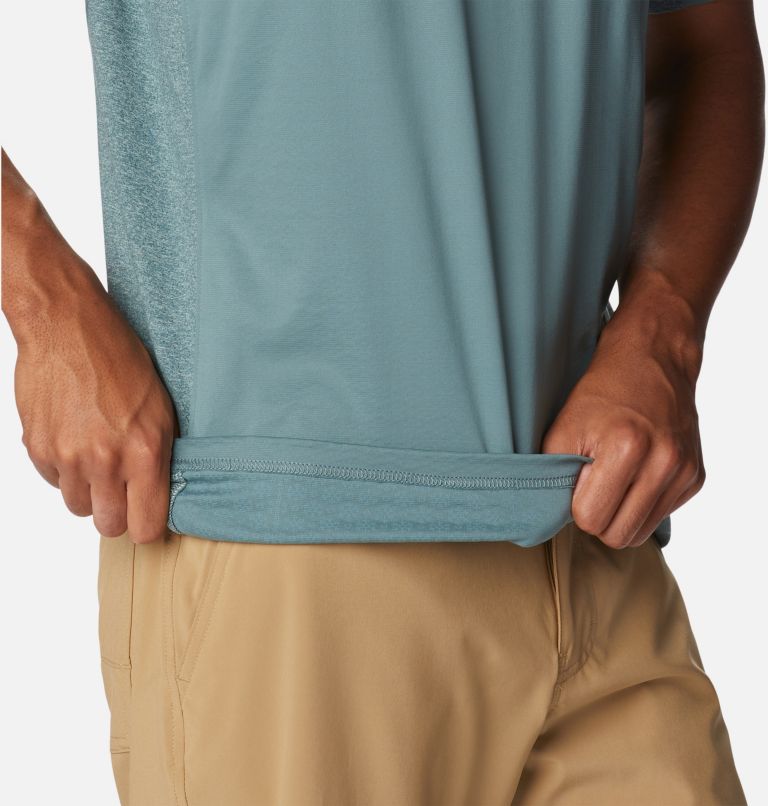 Thumbnail: Men's Zero Ice Cirro-Cool Short Sleeve Shirt, Color: Metal, Metal Heather, image 5