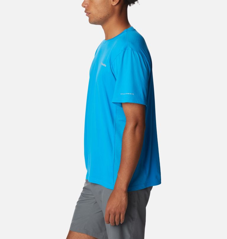 T-shirt à manches courtes Zero Ice Cirro-Cool Homme - Grandes tailles, Color: Compass Blue, Compass Blue Heather, image 3