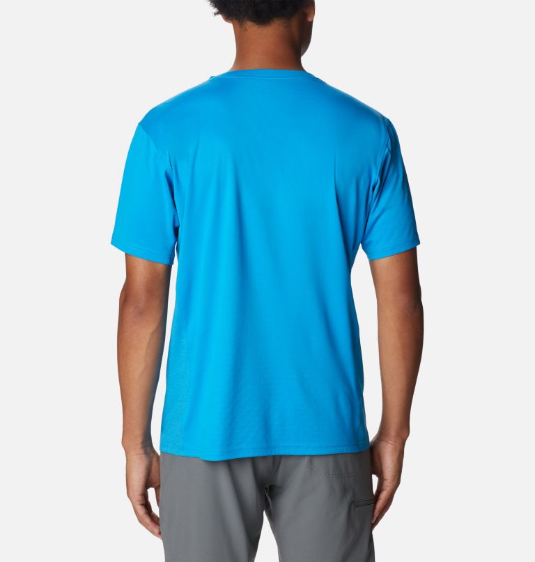 Thumbnail: T-shirt à manches courtes Zero Ice Cirro-Cool Homme - Grandes tailles, Color: Compass Blue, Compass Blue Heather, image 2