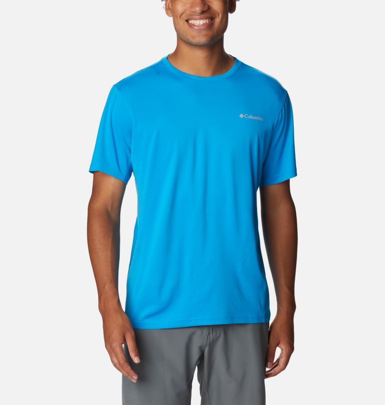 Thumbnail: T-shirt à manches courtes Zero Ice Cirro-Cool Homme - Grandes tailles, Color: Compass Blue, Compass Blue Heather, image 1