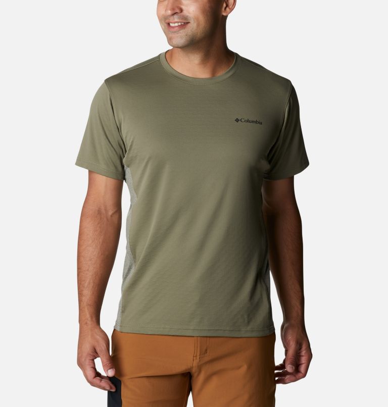 T-shirt Technique Zero Ice Cirro-Cool Homme, Color: Stone Green, Stone Green Heather
