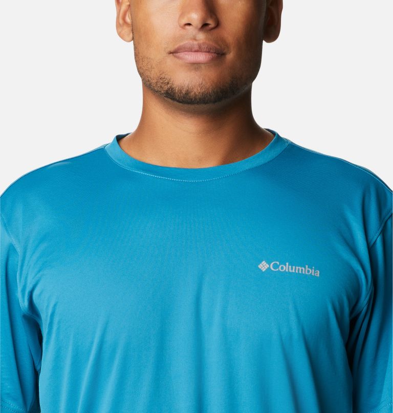 Zero Ice Cirro-Cool technisches T-Shirt für Männer, Color: Deep Marine, Deep Marine Heather, image 4