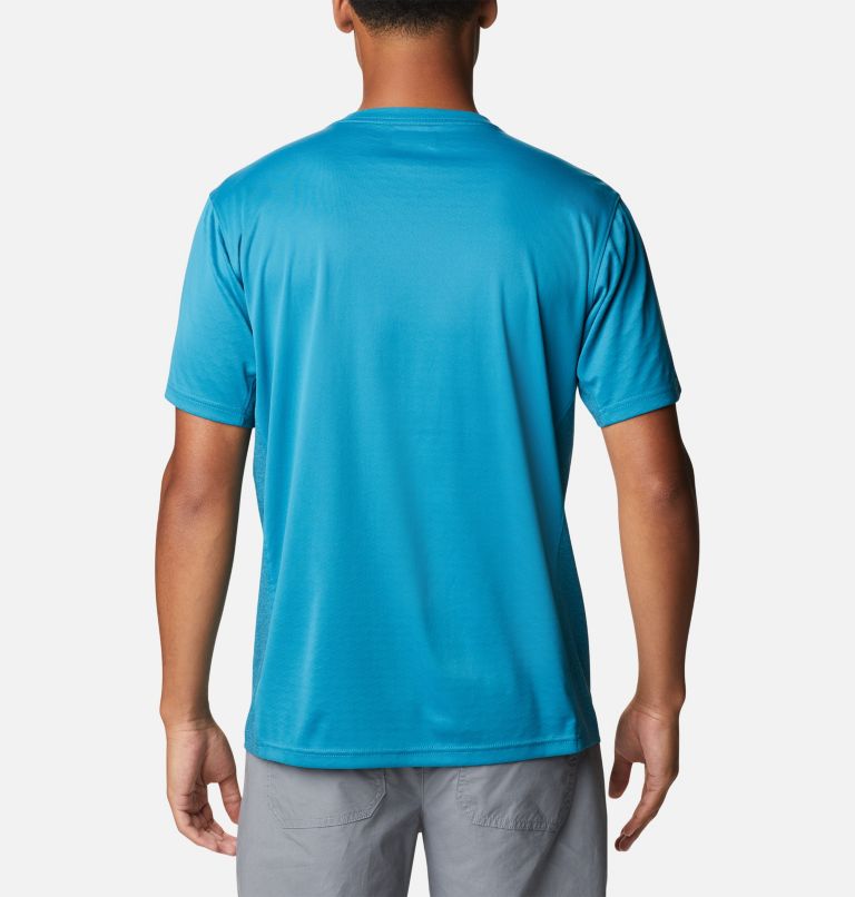 Thumbnail: Men's Zero Ice Cirro-Cool Technical T-Shirt, Color: Deep Marine, Deep Marine Heather, image 2