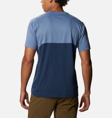 Men's Zero Ice Cirro-Cool&trade; T-Shirt M Zero Ice Cirro-Cool&trade; SS Shirt | 043 | L, Bluestone, Collegiate Navy Heather, back