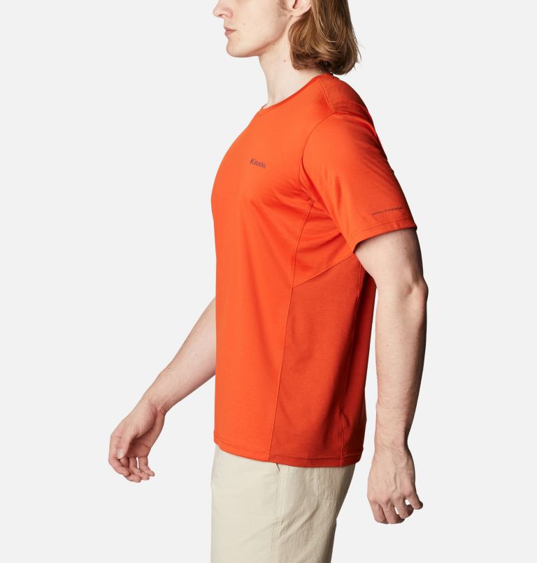 M Zero Ice Cirro-Cool SS Shirt | 846 | M, Color: Bonfire, Dark Sienna Heather, image 3