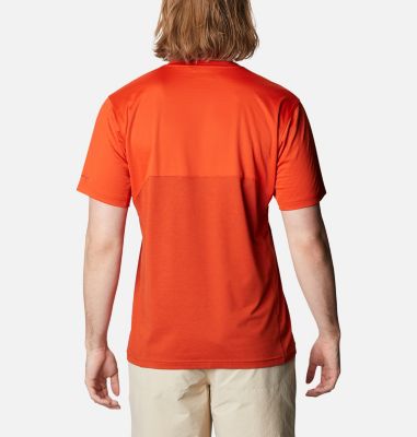 Men's Zero Ice Cirro-Cool&trade; T-Shirt M Zero Ice Cirro-Cool&trade; SS Shirt | 043 | L, Bonfire, Dark Sienna Heather, back